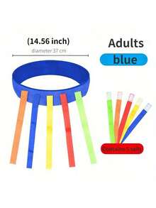 Bunter Schwanz-Fang-Spielgürtel für Kinder - interaktiver Outdoor-Spaß mit Gummibändern, fördert Teamarbeit und Motorik, ideal für Jungen und Mädchen in Rot/Blau, Outdoor-Aktivitäten für Kinder
