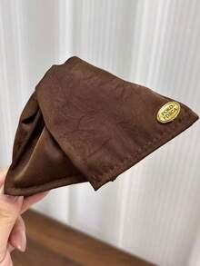 1pc Elegant Solid Color Polyester Satin Triangle Hair Claw, Suitable For All Seasons Fall Fashion Women Hair Clip Autumn Hair Accessories Claw Clips Hair Clutch Clips For Hair Winter For Vacation Outfits Woman