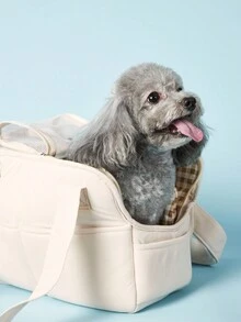 PETSIN Korean Fashion Breathable Pet Shoulder Carry Bag, Crossbody Dog Cat Carrier, Portable - Multicolor - View 2