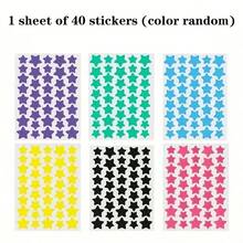 240 Star Stickers - Ideal For Halloween, Christmas Decoration, 5-Pointed Star Design, Colorful Party & Festival Photography Stickers, Facial Decoration Stickers, For Party Decoration Only - 240 Stickers (6 Colors) - View 5