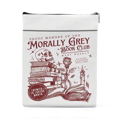 Dark Romance Skull Book Sleeve Skeleton Book Cover Book Lovers Gifts Book Pouch Book Club Gifts Bookish Gifts Book Protector Book Gifts For Readers Women  Christmas Halloween Birthday Gifts-530263