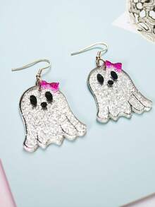 Halloween kreative Geist Ohrringe für Frauen, lustige personalisierte acryl einzigartige Braut Geist Ohrringe