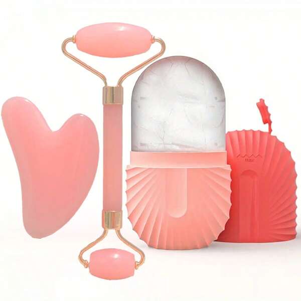 Hongbu ZHOU 1/2/3pcs Ice Face Roller Facial Skincare Ice Roller Set,Facial Massage Roller Tool,Silicone Ice Face Roller, Facial Roller Gua Sha Face Tool Set With Roller Massager,For Face & Eye Puffiness Lifting Contouring Tool, Facial Massager Contour And Enhance Skin Care & Glow,For Eyes, Neck, And Face,Ice Facial Roller Mold Cube Skin Care Tool Summer Ice Massage Products,Office Supplies School Supplies Travel Essentials.,Beauty,Skin Care Products,Spa,Self Care,Skin Care Tools,Face Care,Esthetician Supplies,Massage,Face Massage Tool,Face Roller,Ice Roller,Ice Roller Face