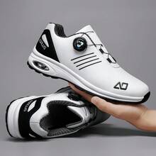 Men's 2025 New Casual Sports Shoes, Non-Slip Lightweight Running Sneakers - White - View 2