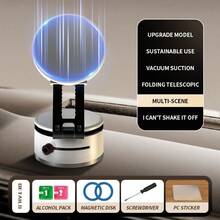 2025 新款 360° 旋转磁吸手机支架可折叠伸缩，免提磁性手机支架适用于所有光滑表面 - 多功能公务商务休闲桌面手机支架 PS：仅适用于在表面光滑的地方安装和使用，兼容 、Android 手机，生日礼物，家人，朋友汽车配件，车载手机支架 - 彩色 - 查看 14