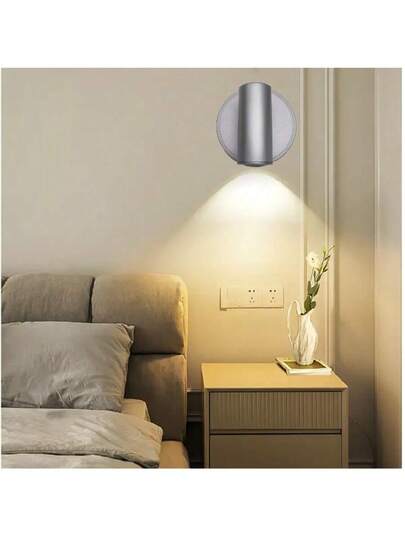 Wireless Magnetic Suction Controlled Charging Wand Lamp, Reading Night Light, Bedroom Lighting, Spotlights view 11