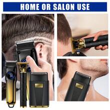 Cordless Electric Hair Clipper Shaver Grooming Kit, Beard Trimmer, Trimmer, Suitable For Men's Haircut And Styling, USB Rechargeable, Ideal Haircut Set For Home, Salon Or Men's Gift