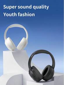 Lenovo 联想 EB325 贴耳式蓝牙耳机 真无线游戏 Hi-Fi 重低音音乐运动降噪耳机 - 黑色 - 查看 3