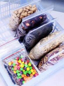 100 buc/pachet reutilizabile, etanșe, transparente, pentru depozitarea alimentelor, potrivite pentru bucătărie/baie, rezistente la umiditate/organizarea călătoriilor