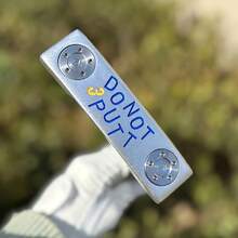 1pc PUTT DON'T Golf Putter Golf Club 32-36 Inches, With Head Cover, Golf Club - Improves Ball Speed And Accuracy Detachable Weight With Aiming Lin - Silver - View 3