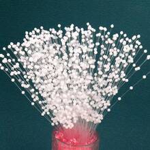 50/30/10颗迷你仿珍珠花，白色珍珠珠，适用于新娘婚礼珍珠花束派对装饰、DIY花环新娘婚礼珍珠花束装饰、家居派对工艺装饰 - 白色 - 查看 5