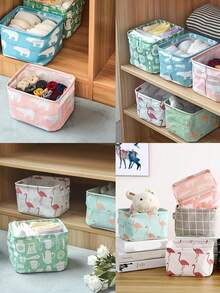 2 件/1 件可折叠亚麻收纳篮，大容量整理箱，多用途收纳，适用于桌面、橱柜、衣服、玩具、家居、宿舍、厨房、浴室、卧室、客厅