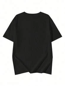 camisetas blusas para dama casuales elegantes premium playeras juvenil disfraces sudaderas para mujer camisetas de mujer liso playera disfraces de mujer niña disfraz de Navidad - Negro - Ver 2
