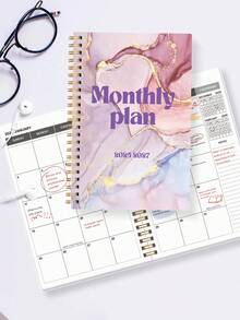 1pc 2026-2027 Academic Year Monthly Planner, 5.6" X 8.0", 24 Months Daily/Weekly/Monthly Planner, January 2026 To December 2027, School & Office Supplies, Back To School, 2026 New Year Gift - Multicolor - View 13