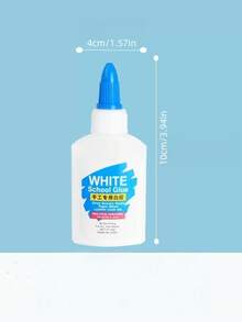 3 قطع زجاجة غراء أبيض للمدرسة للزبد القابل للغسيل، مواد الحرف اليدوية للأطفال، غراء لا يتسرب 40 مل، لوازم مدرسية، لاصق متعدد الأغراض لصنع الصور والحرف اليدوية والزبد، للمكتب والمدرسة ومشاريع الفن المنزلية، ديكور طاولة عيد الميلاد، زينة عيد الميلاد DIY