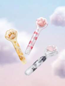 TWINGO 1 Pc Gradient Color Cat Paw Correction Tape, Transparent Color-Tubes With Massage Roller, Smooth Durable Eraser Tape For Classroom Office Art,Back-To-School Fashionable Supplies - Multicolor - View 1