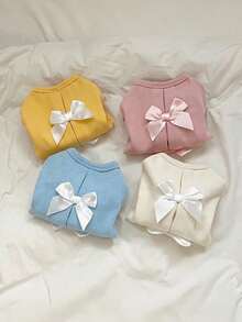 Hundesweater für kleine und mittlere Hunde, warmes Haustier T-Shirt, Hundemode, Katzen-Welpen-Outfit, Hundesweater für Teddy, Chihuahua, Schnauzer, weicher Hundesweater mit warmem Haustier T-Shirt für kleine und mittlere Hunde, Katzen-Welpen-Outfit, Katzenbekleidung, Chihuahua, Teddy, Hunde T-Shirts und Tanktops - süße einfarbige Welpen-Kleidung für kleine und mittlere Hunde, perfekt für Frühling und Winter