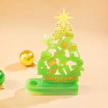 3D Christmas Silicone Molds - Snowflake & Reindeer Shapes, Suitable For Candle, Epoxy Resin, Soap Making Home Decor Christmas Decorations Room Decor