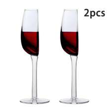 1 件/2 件半圆形工艺酒杯，创意心形香槟杯，适合家庭使用或作为节日礼物，为您的生活增添乐趣