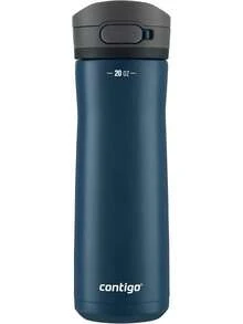 Contigo Jackson Chill 2.0, Vacuum-Insulated Stainless Steel Water Bottle With Secure Lid, Leak-Proof Travel Friendly, 20oz Capacity, Blueberry Color, Keeps Drinks Cold For 12 Hours - 恆星傑伊 - 查看 7