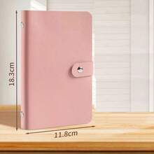 New Banknote Storage Book. Made Of PU Material, Can Accommodate 100 Banknotes Storage Book, With Banknote Photo, Stamp, And Bank Card Storage Book 1 Pc A6 Super Large Capacity Cash Storage Book. Includes 50 Best Gifts, Suitable For Various Festivals