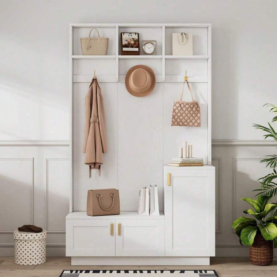 Cabinets - Tablero de partículas blanco + 1 - Ver 1