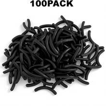 200/100/50 Pcs Eyelash Curler Replacement Pads, Compatible With Tweezerman Eyelash Curler, Silicone Material, Black. Soft Rubber Replacement Pads (Black) For Universal Eyelash Curlers. - Black - View 11