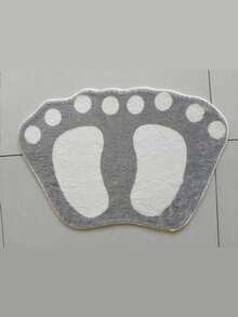 1 件创意形状脚垫，适用于入口、卧室、浴室的扁平防滑吸水地毯，通用可洗便携式地垫，母亲节、生日、返校、毕业典礼、婚礼的绝佳礼物，房间装饰浴室配件入口装饰浴室厨房装饰