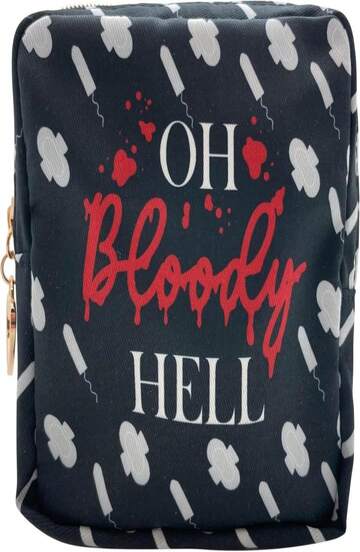 Primo Lines Period Bag – Sanitary Napkin Holder, Waterproof Pad Pouch &Amp; Tampon Organizer For Purse &Amp; Travel (Purple)