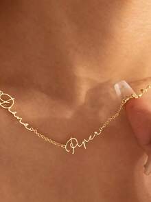Dây chuyền khắc nhiều tên theo yêu cầu, Dây chuyền gia đình tùy chỉnh, Dây chuyền khắc nhiều tên, Trang sức tên trẻ em, Quà tặng trang sức, Quà tặng cho mẹ, Trang sức cho nữ, Tùy chọn khắc chữ, Quà tặng tốt nghiệp - Kiểu nhiều màu 4 - Xem 3