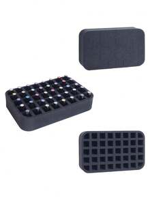 UOZL 30/40/42/60 Slots, With Foam Pad, Removable Bottom Divider, Can Hold 30/40/42/60 Bottles Of 15ml (0.5oz) Nail Polish Or Essential Oils (Excluding Bottom) - Multicolor - View 16