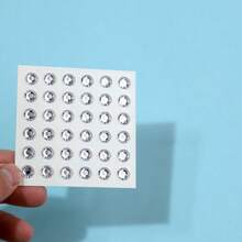 165/180pcs Non-Piercing Lip Rings, Self-Adhesive Reusable Fake Lip Rings, Eyebrow/Nose Piercing, Belly Button Jewelry, Carnival/Party/Masquerade Ball Accessories