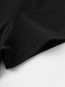 Camiseta Elástica para Mujer - Suéter Cómodo para Gimnasio, Looks Casuales y Formales - Cuello Redondo Todo el Año - Ropa Esencial Lavable a Máquina, Moda Versátil, Tejido Suave - Oscuro - Ver 5