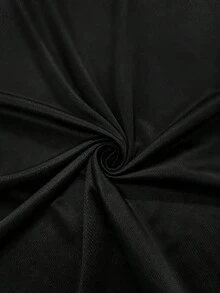 Camiseta estampada de moda y versátil - Negro - Ver 5