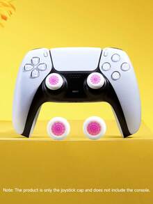 3 件/套，游戏控制器配件，1 个白色蜘蛛 PlayStation5 控制器保护壳 + 1 对蜘蛛操纵杆帽，适用于 PlayStation5 游戏手柄保护，防滑、防汗、防尘、防刮、增强抓地力、改善游戏体验，情人节/春季浪漫礼物 - 彩色 - 查看 6
