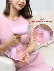 OBOVAY 一体式旅行蒸汽熨斗，1500W，衣服蒸汽熨斗，快速加热，大容量水箱，适合家庭和旅行使用 - 英規插(220-240V) - 查看 6