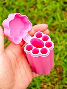 1pc New Integrated Lighter & Cigarette Storage Box, 6-Hole Cigarette Case, Portable Cigarette Box, Cigarette Protective Box, Waterproof & Moisture-Proof, Smoking Accessory, Great Gift For Friends And Family