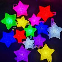 1PC Stage Performance, Holding Small Star Lights, Dancing Performance, Choir Performance, Holding Luminous Pentagram Decorative Props, Suitable For School Performances, Concerts, Parties, Christmas, Halloween, Thanksgiving, Mother's Day, And New Year Activities As Decorative Props - Multicolor - View 3