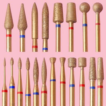 1pc Cuticle Clean Nail Drill Bit, Titanium Russian Nail Bits, Professional Under Nail Cleaner For Cuticle Dead Skin