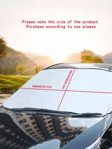 Winter Dual-Layer Magnetic Reflective Strip Rearview Mirror Snow Guard, Anti-Wind, Anti-Corrosion, Flame Retardant, Wear-Resistant (Reflective Strip In Green Or Orange) - Silver - View 10