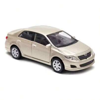 Miniatura T o y o t a Corolla Carrinho Metal Coleções Fricção Abre As Portas Miniatura Metal Coleção