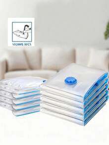 1/20 قطعة أكياس ضغط وختم فراغي، أكياس تخزين فراغية، أكياس سحاب فراغية، أكياس أمتعة موفرة للمساحة، أكياس ضغط للسفر، منظمات ملابس قابلة للطي، أكياس تخزين الملابس والبياضات والملابس الشتوية - توفير مساحة بنسبة 75%، مقاوم للرطوبة ومقاوم للحشرات