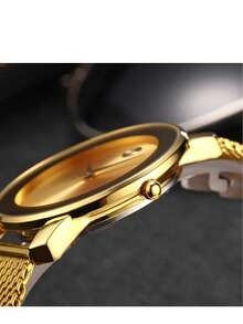 2025 Elegant Fashion Round Dial Analog Quartz Watch, Casual  Wristwatch, Watches For Women, Fashion - Bạc - Xem 5