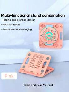 Adjustable Foldable Laptop Stand, Portable Laptop Riser Holder Compatible With 10-15.6 Inch Laptops Like, Surface, Chromebook, Pro, Ergonomic Design - One Size - View 8