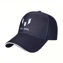 Messi Soccer Baseball Cap - Lightweight Adjustable Dad Hat With Messi Logo, Black/White Sporty Design For Men & Women, Perfect For Sports, Travel, And Outdoor Activities, Sports Cap| Sporty Cap| Lightweight Hat, Messi, Tomorrow X Together Product, Men'S Baseball Cap Hp, Hp Pink Printed Hat,  Briatore Cap F, Txt Item/Album, Cap/Hat For Men - Màu xanh hải quân - Xem 8