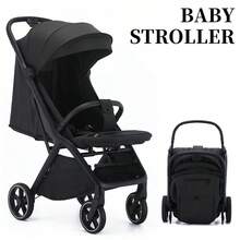 Lightweight Baby Stroller, Foldable Stroller Infant, One-Touch Collection, Adjustable Backrest, Breathable Mesh, Easy To Carry, Suitable For Travel