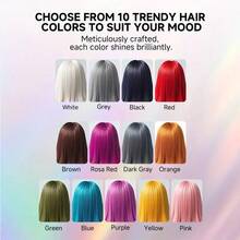 sevich Temporary Hair Coloring Wax Hair Dye, 4.23oz Instant Hairstyle Mud Cream Color Mask, Natural Hair Coloring Wax Material Disposable Hair Styling Dye Ash (Blue, Dye Free) For Cosplay, Party, Masquerade, Halloween Etc. - Màu vàng - Xem 4