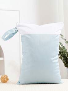 1pc Cloth Diaper Wet Dry Bags Reusable With Zippered Pockets Travel Beach Pool Daycare Soiled Baby Items Yoga Gym Bag For Swimsuits Or Wet Clothes - Multicolor - View 10