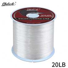 chelesh Línea de pesca monofilamento de nailon Chelesh de 100 m, alta resistencia, buen rendimiento de corte en el agua, múltiples resistencias disponibles, adecuada para pesca de mar, pesca de agua dulce, pesca de carpas, regalo de pesca, manualidades de joyería