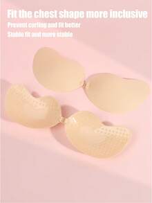 Silicone Adhesive Bras | Invisible Strapless Push Up Bra For Women | Backless Dress Essential - Self-Adhesive Nipple Cover With Lift Support